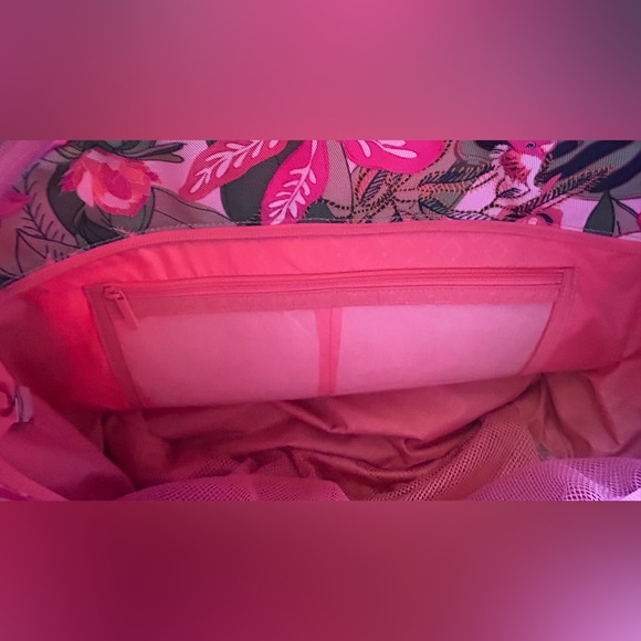 Vera Bradley Pink Floral Women's Backpack - Picture 12 of 15